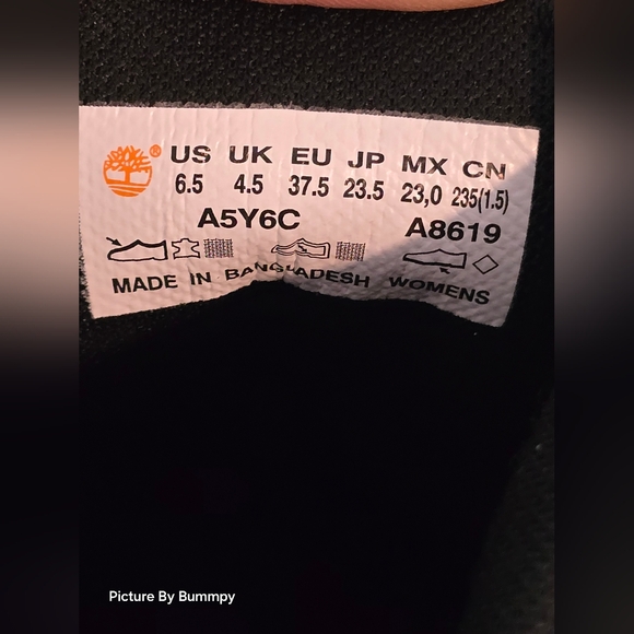 Women's Timberland Kinsley Mid Lace Up Waterproof Boot Size 6.5 - Picture 9 of 11